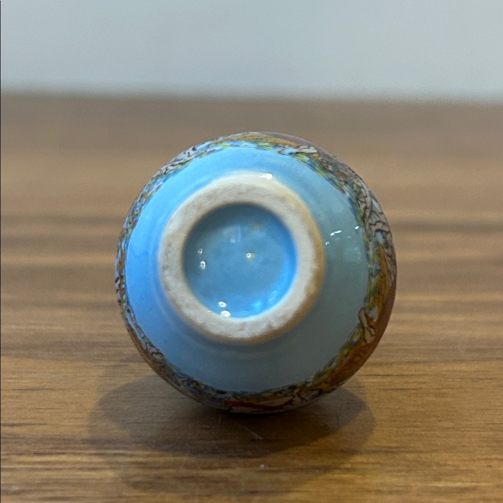Vintage Miniature Ceramic Perfume Bottle, Greek Motif Decoration EUC - Picture 5 of 9